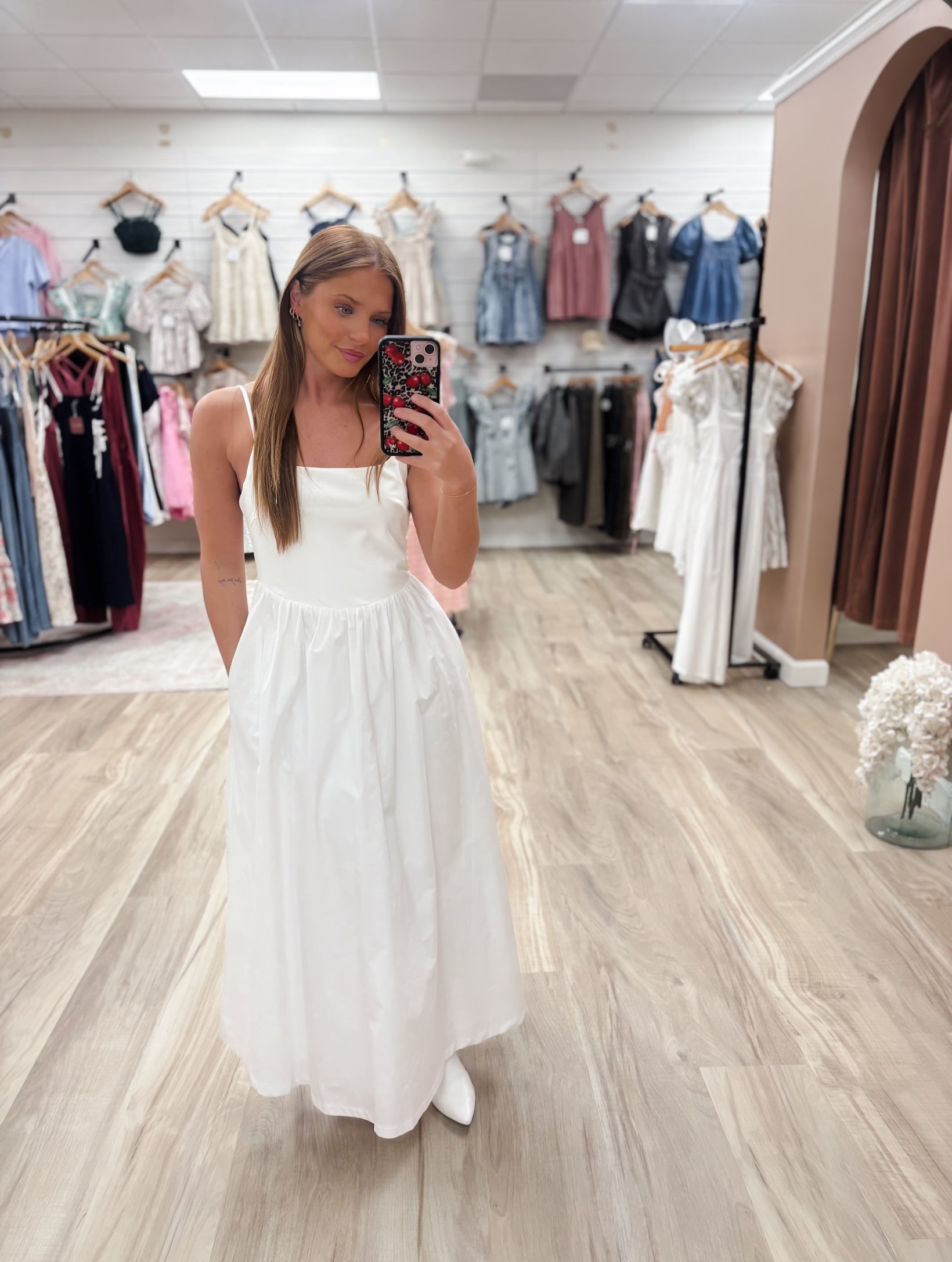 Everyday Elegance White Maxi Dress