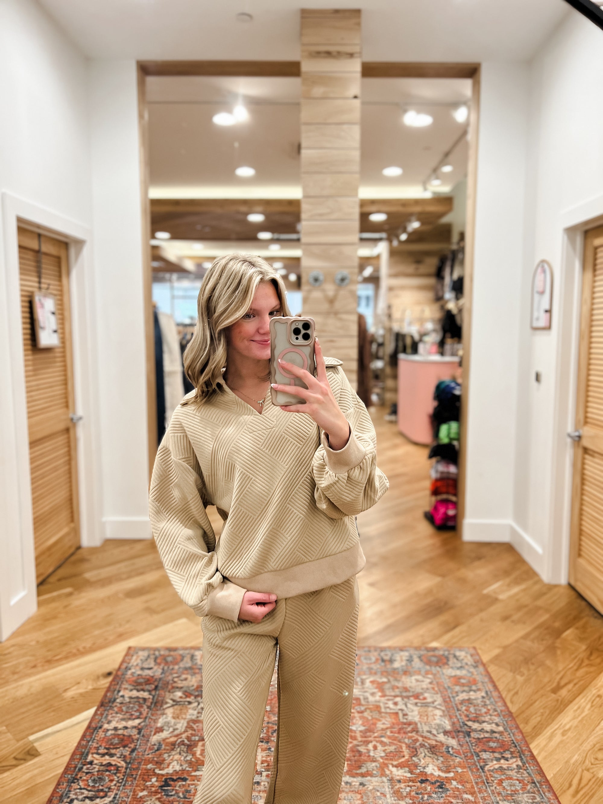 Sadie Taupe Pullover