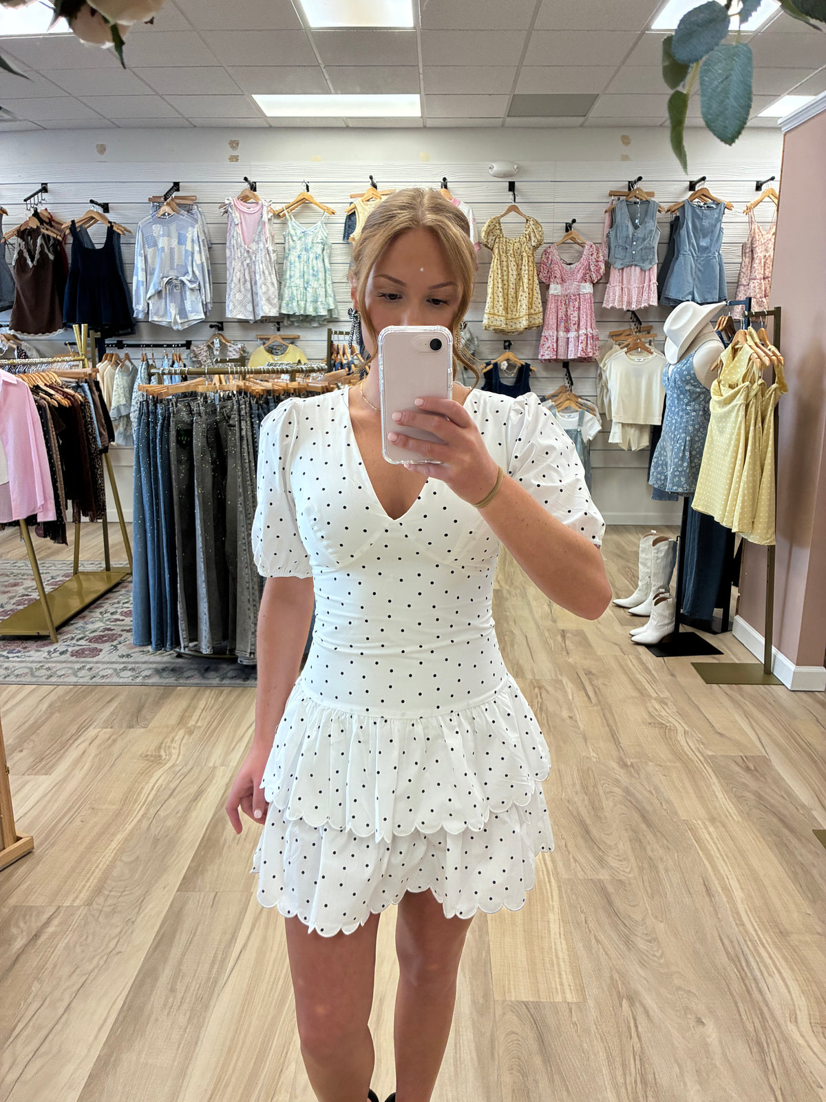 Darling in Dots Mini Dress