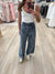 Denim Washed Star Patched Pants