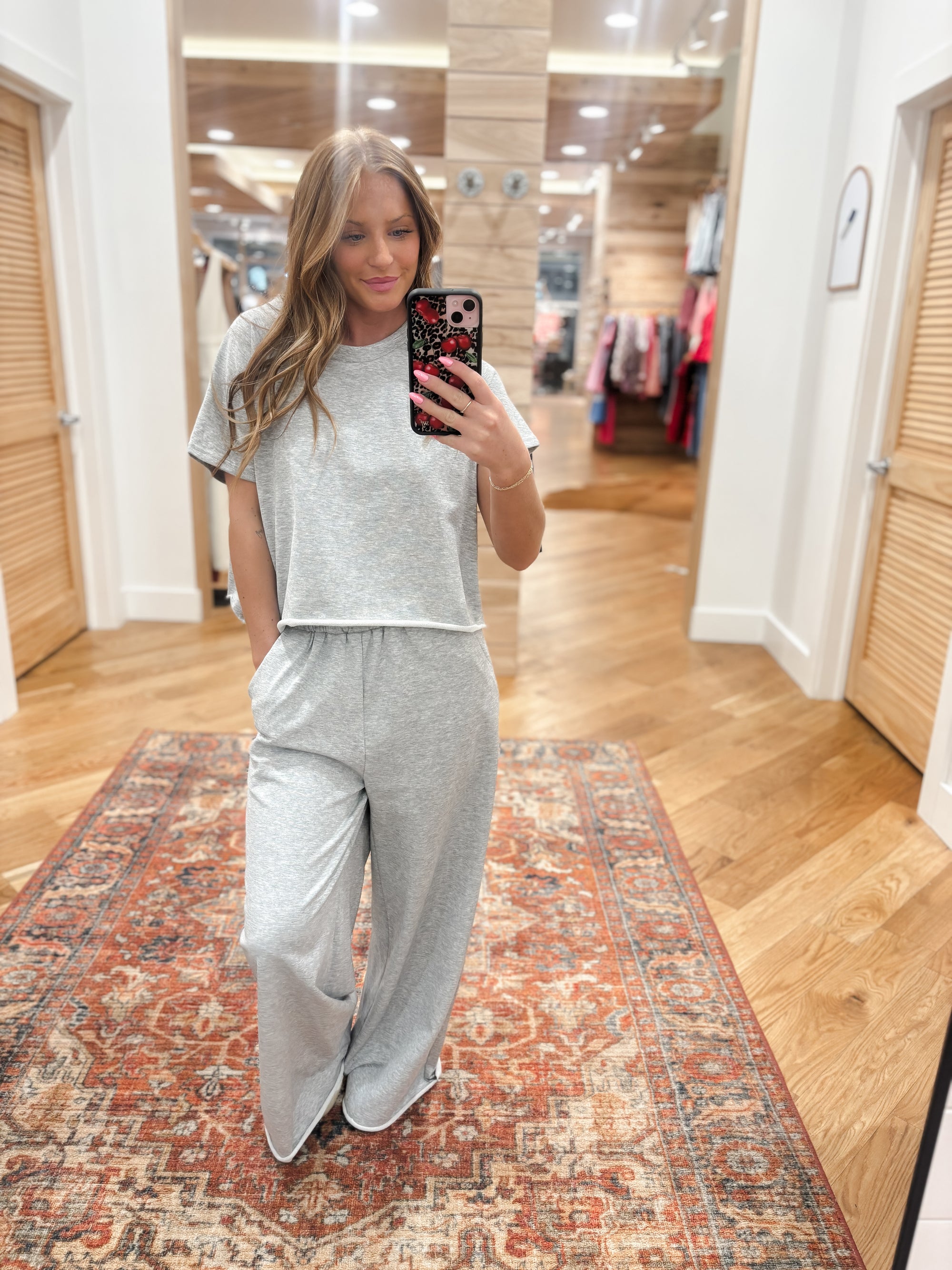 Kara Heather Grey Lounge Set