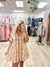 Allure Apricot Mini Dress