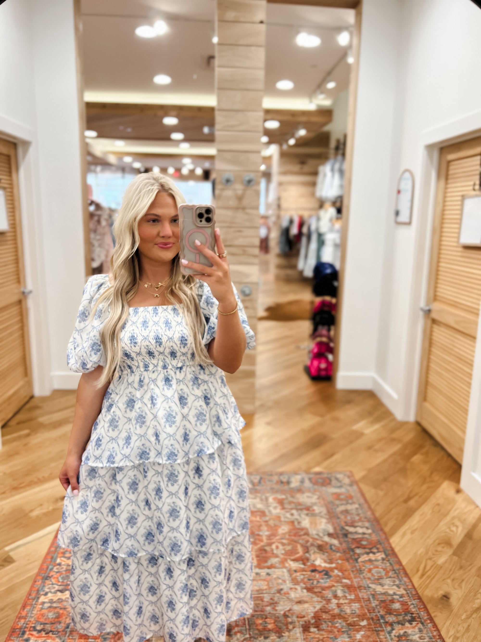 Cleo In Blue Maxi Dress