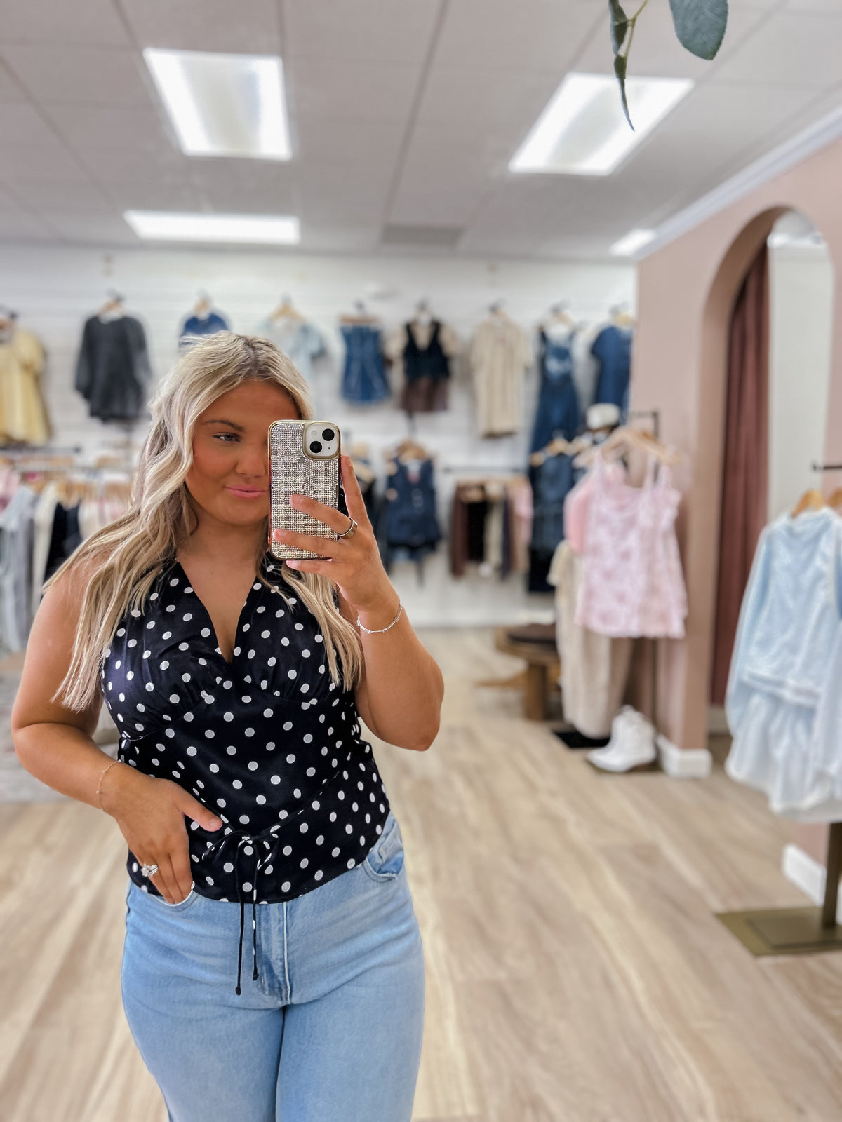 The Midnight Dot Top