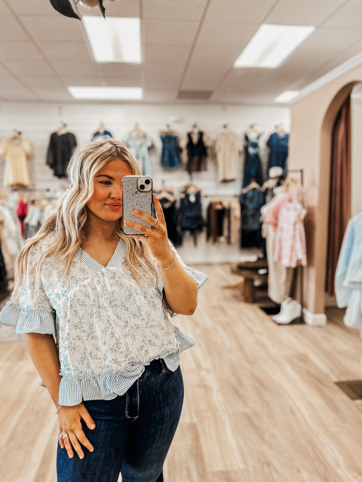 Sweet Meadow Stripe Blouse