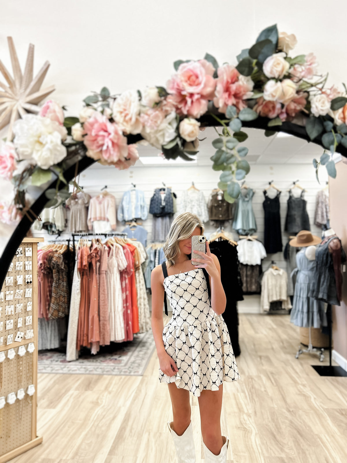 Ribbon Romance Mini Dress