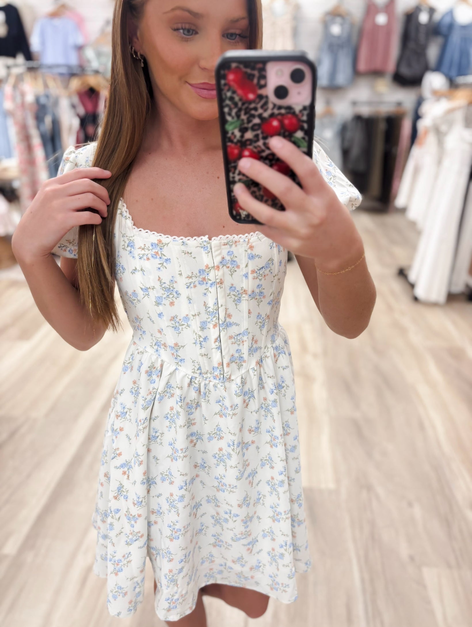 Mia Bloom Blue Dress