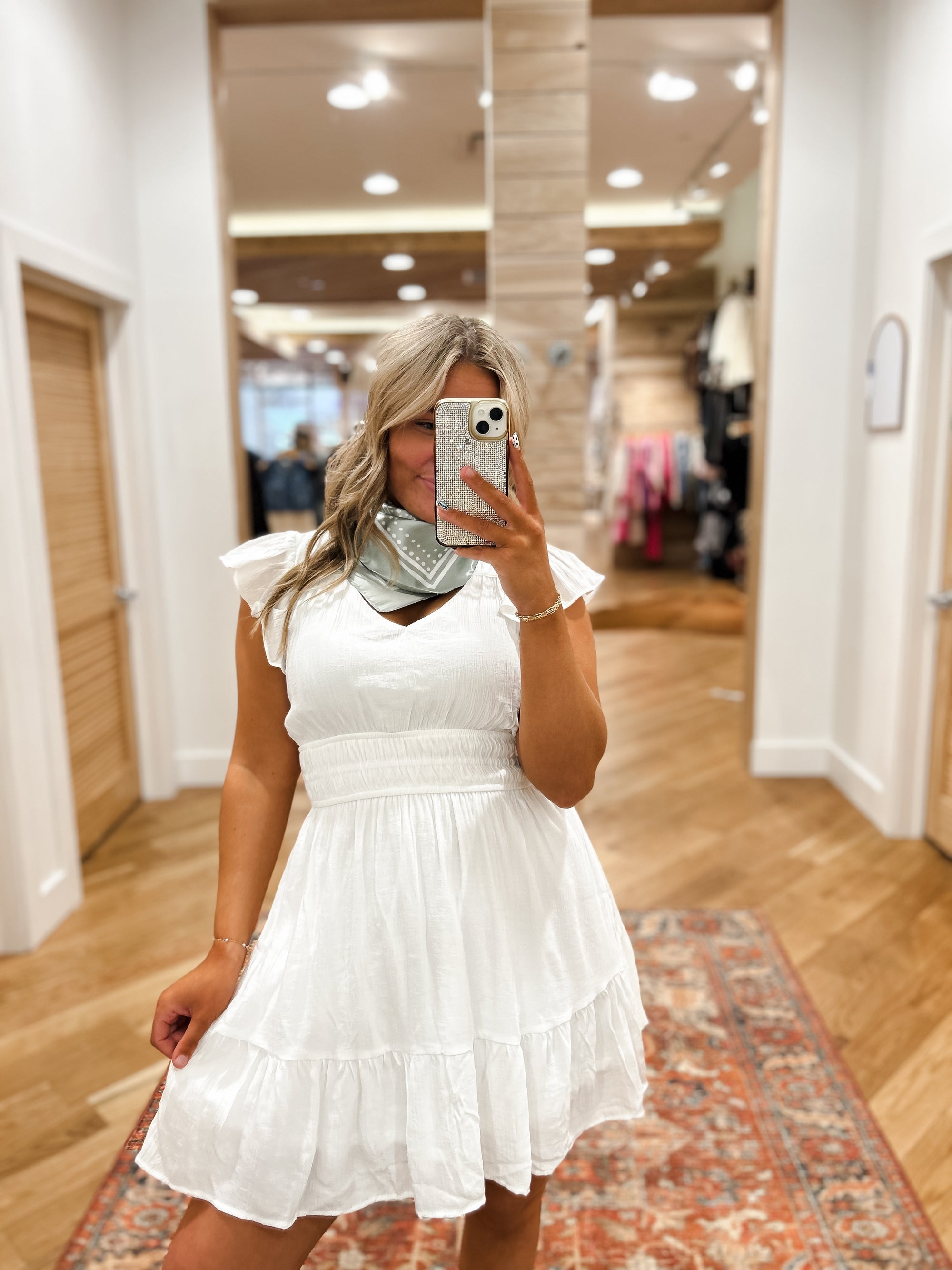 Carter White Dress