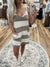Shannon Stripe Romper Dress