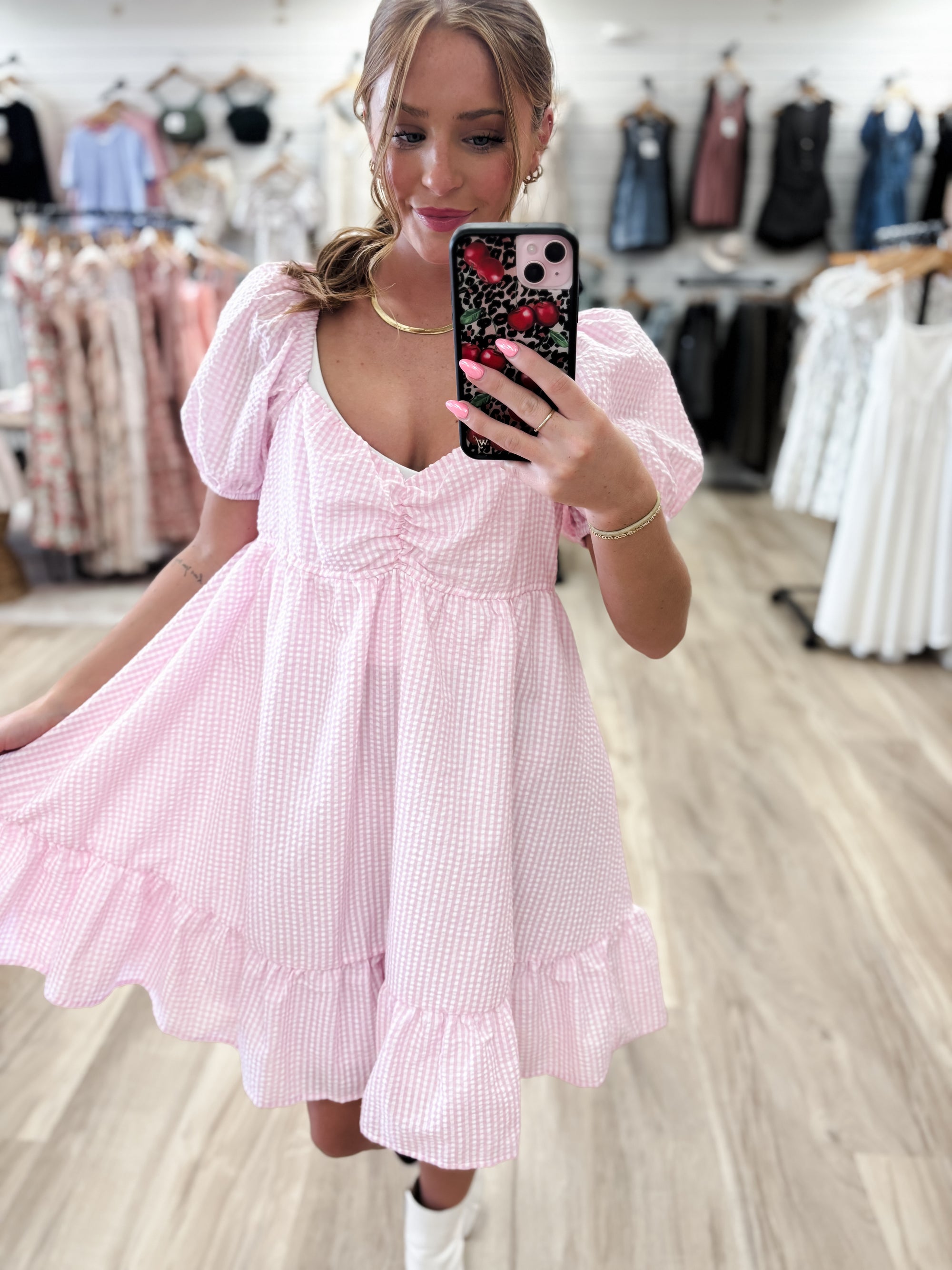 Sunday Brunch Mini Dress