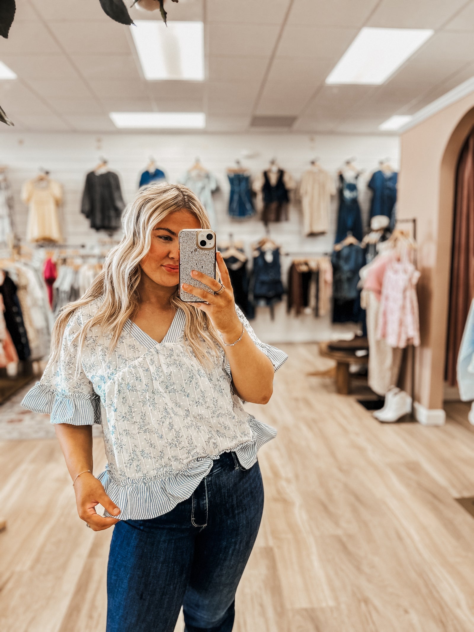 Sweet Meadow Stripe Blouse