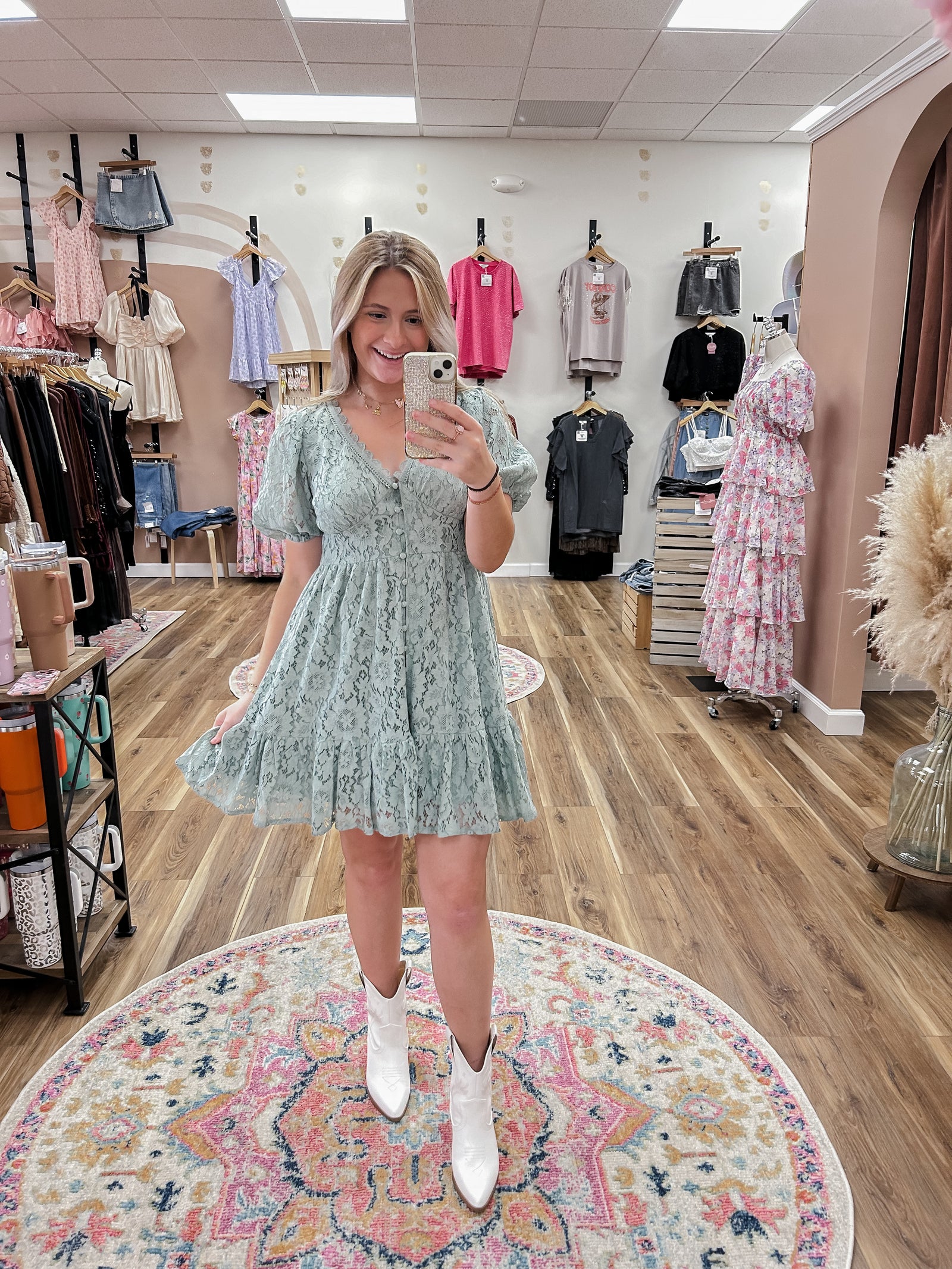 Whistles willow lace dress sale