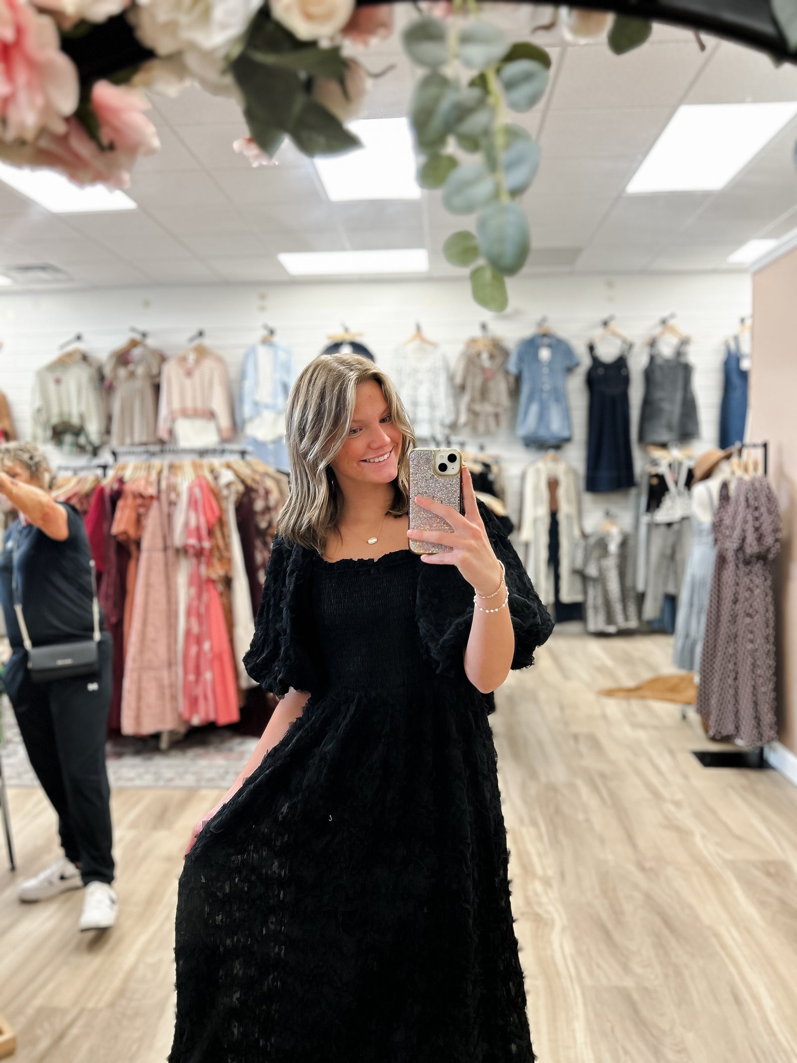 Midnight Ruffle Dream Dress