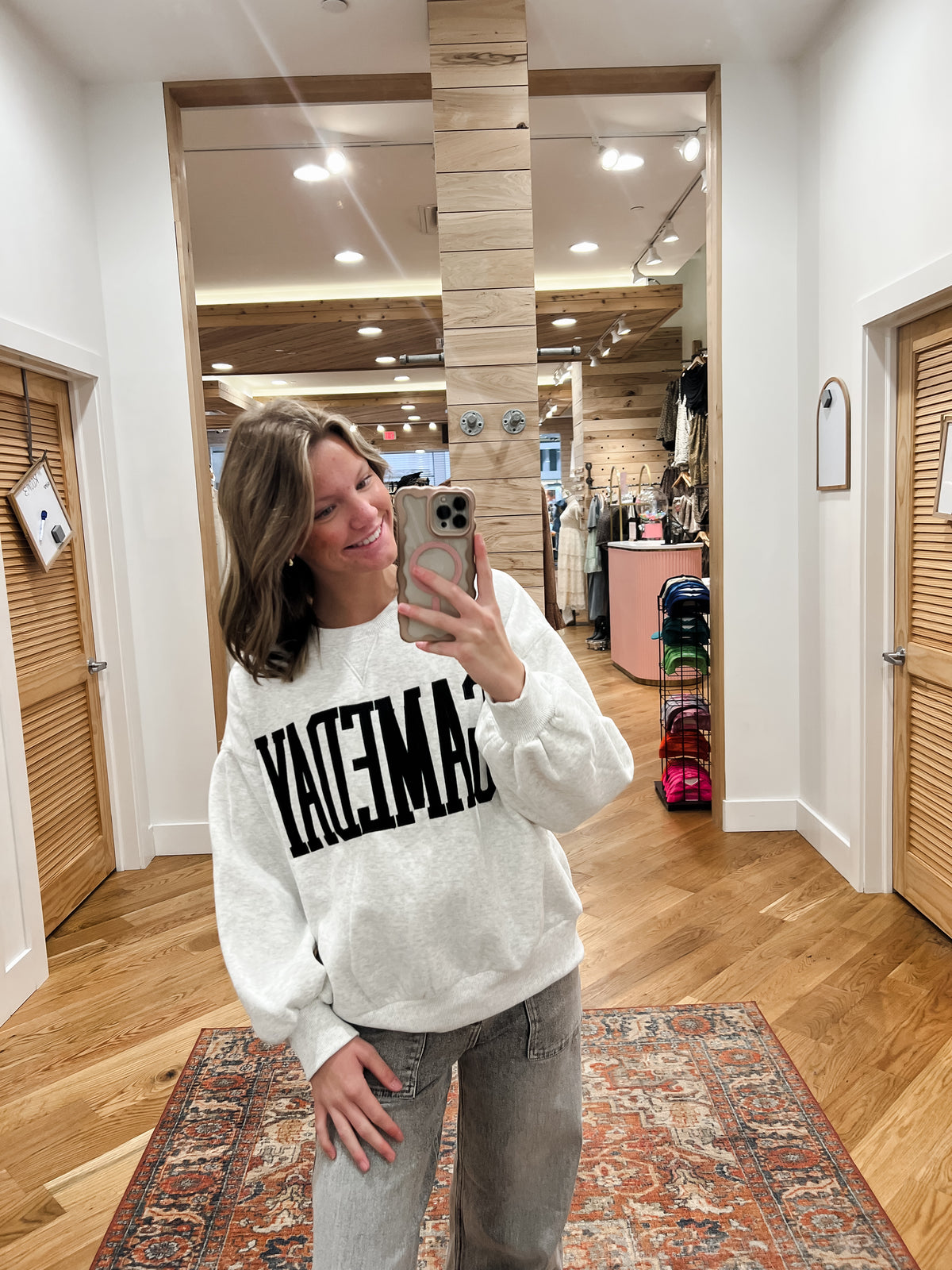 Game Day Grey Sweatshirt