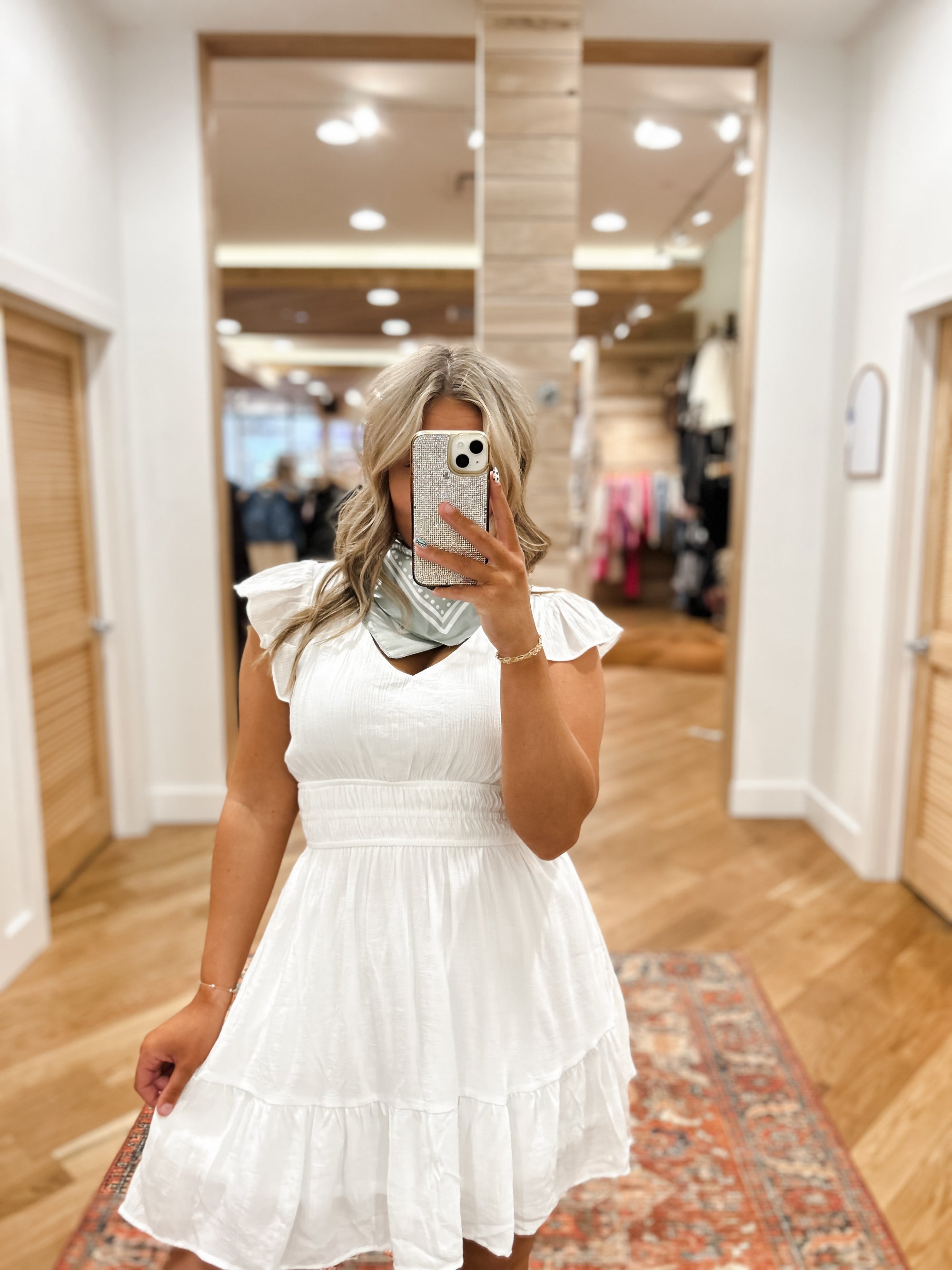 Carter White Dress