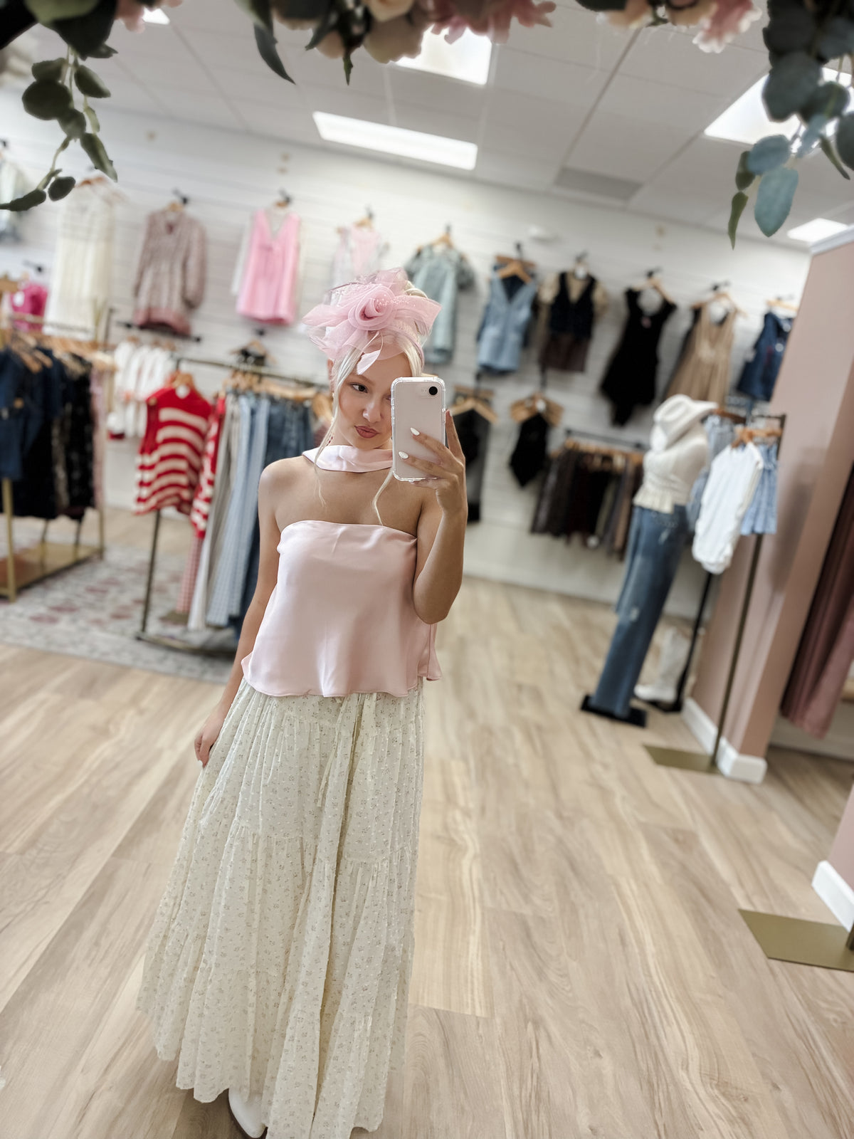 Derby Dream Fascinator Light Pink