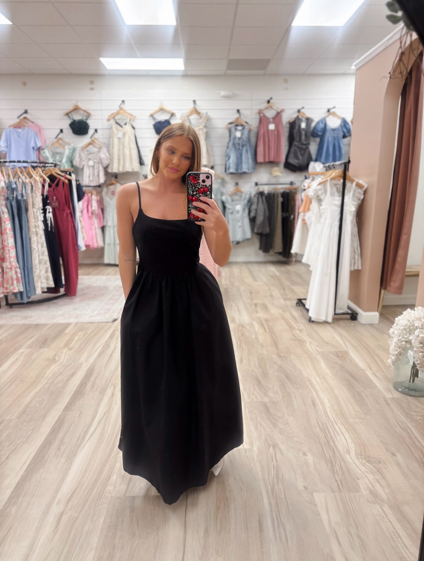 Everyday Elegance Black Maxi Dress