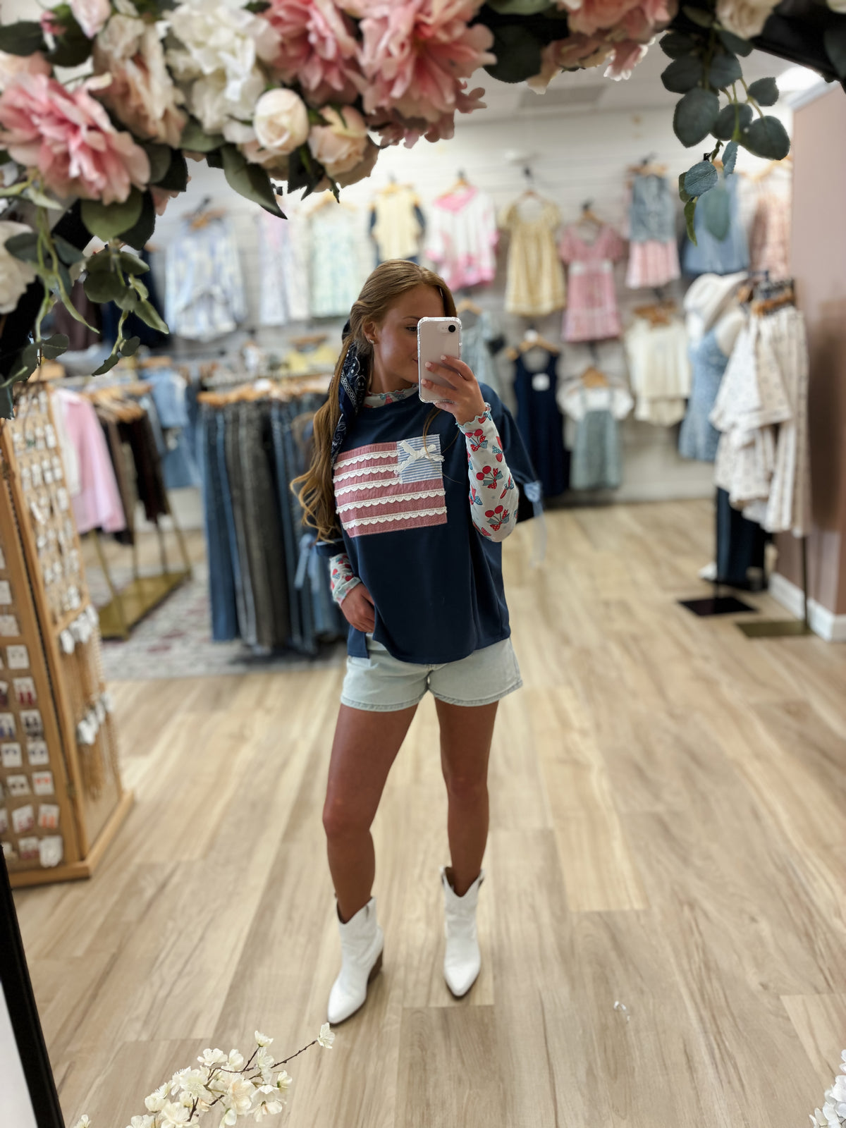 The Miss Americana Navy Tee
