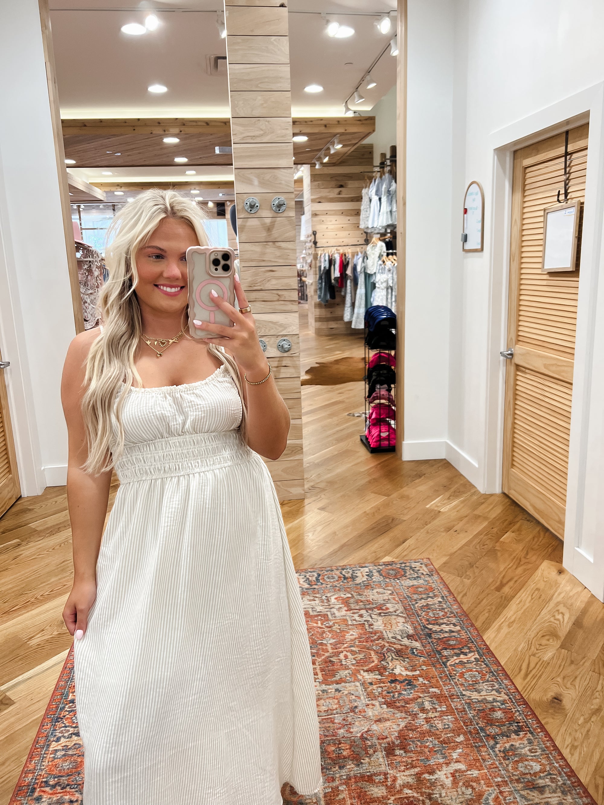 Canyon Khaki Midi Dress