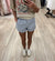 Colby Blue Striped Shorts