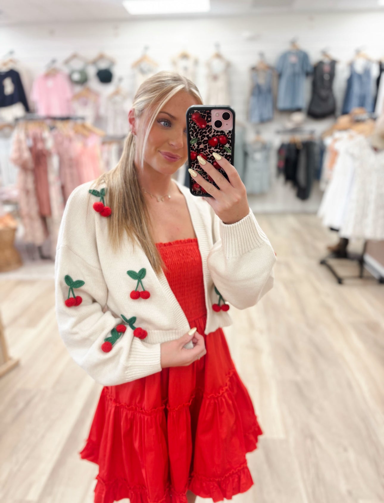Cherry Picked Cardigan