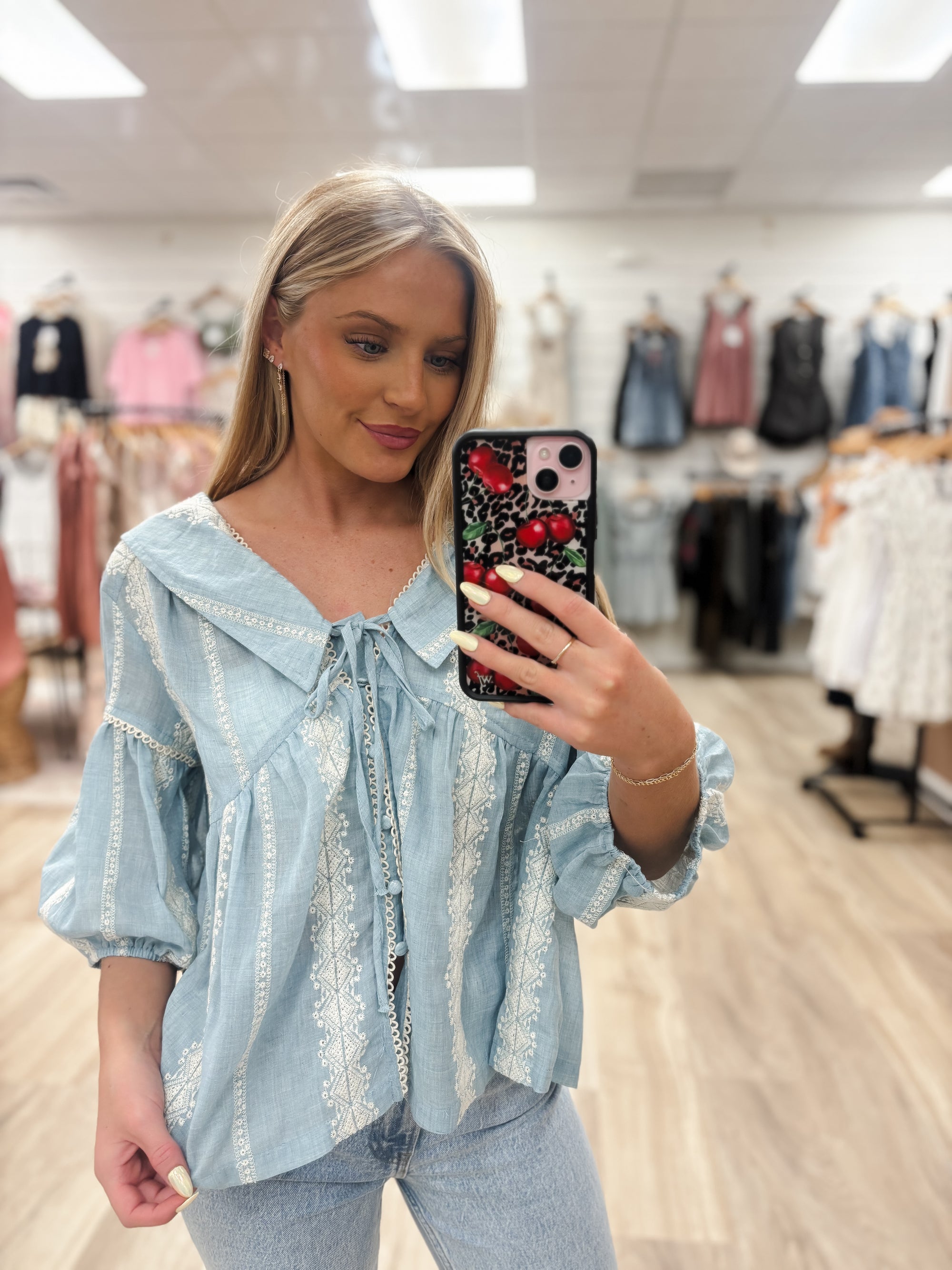 Brinley Lace Top