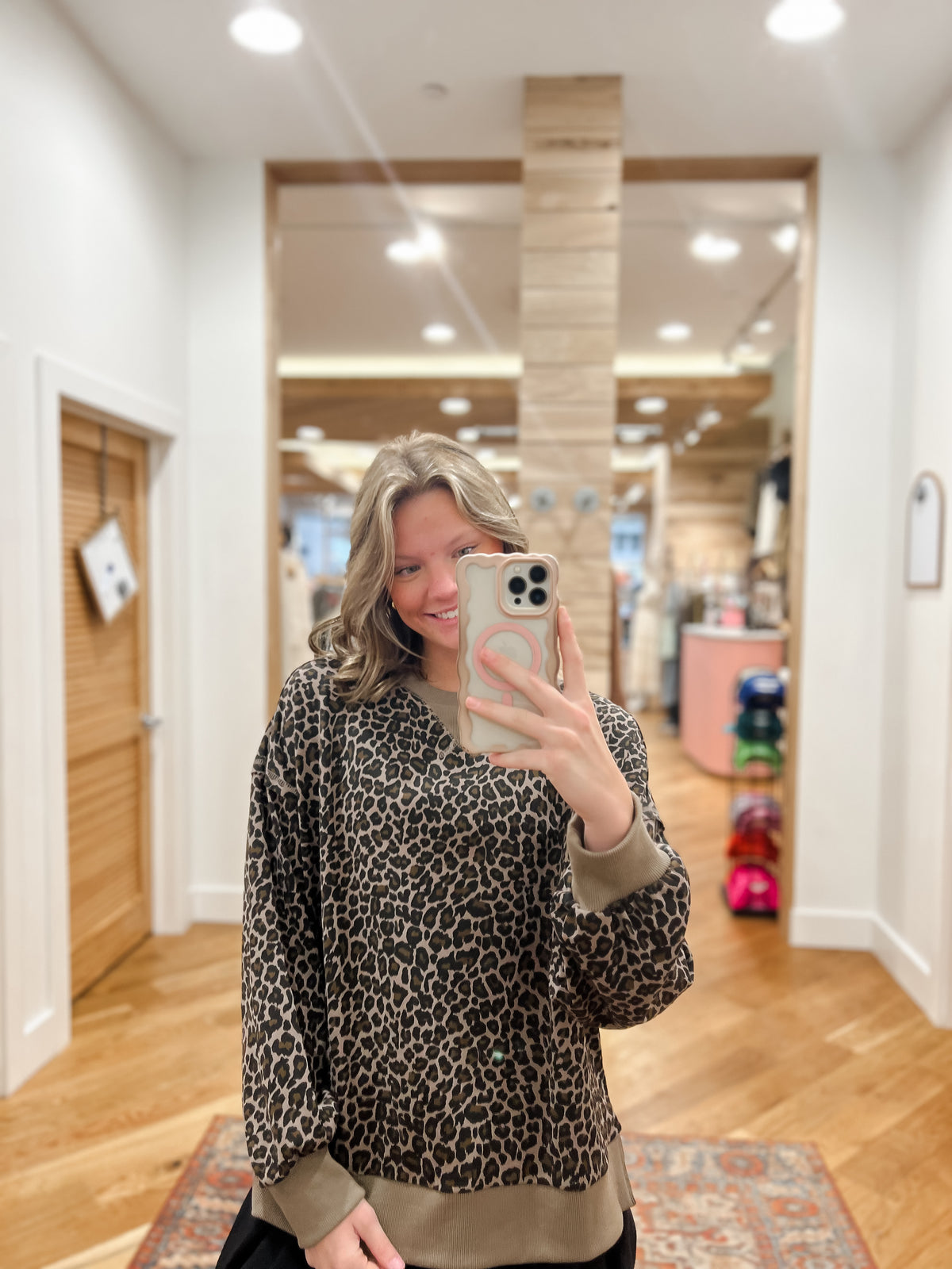 Spotted Cocoa and Cozy Pullover