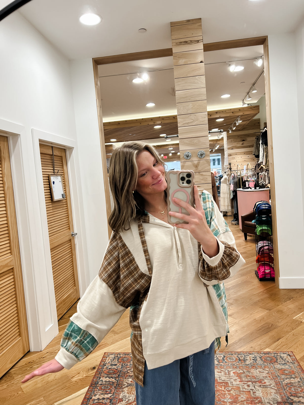 Autumn Trails Hooded Flannel