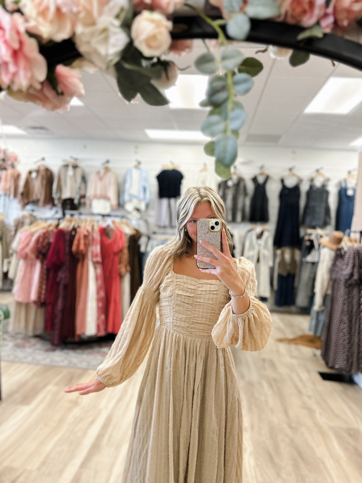Desert Veil Taupe Maxi