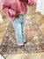 Miu Light High Rise Pearl Jeans