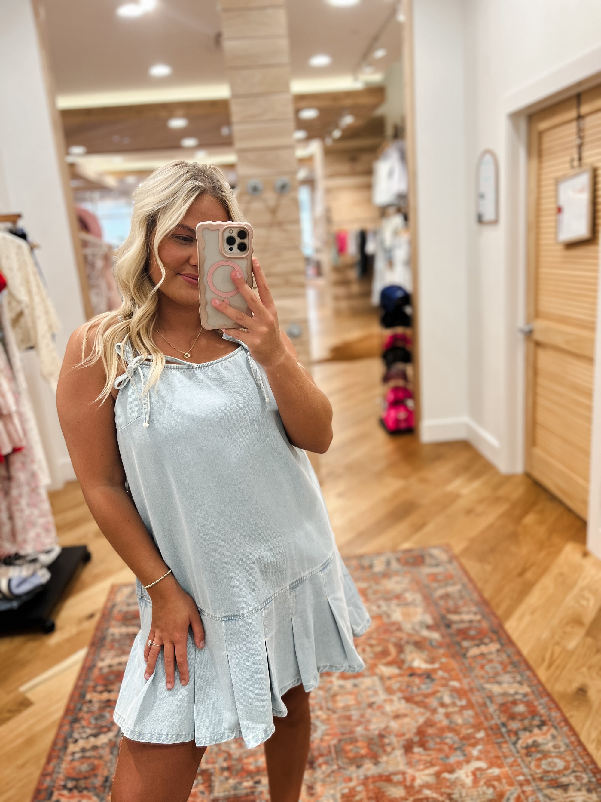 Pleat Me Pretty Mini Dress