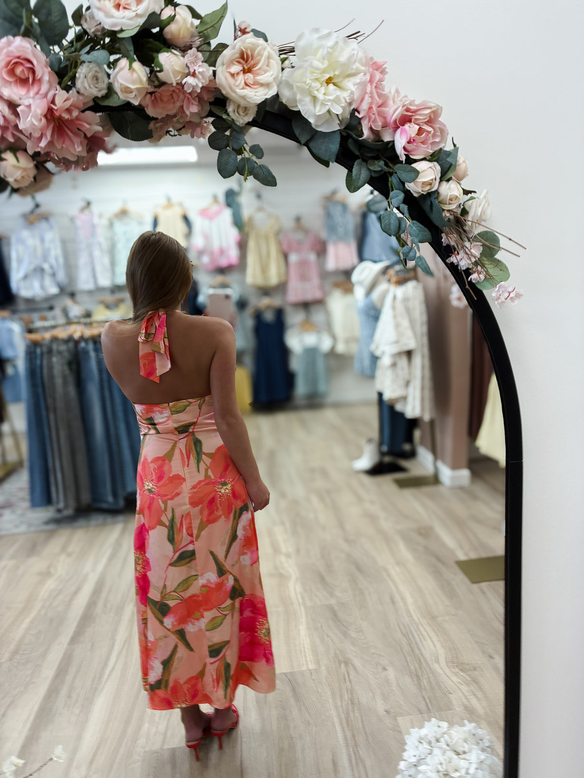 In Full Bloom Halter Maxi