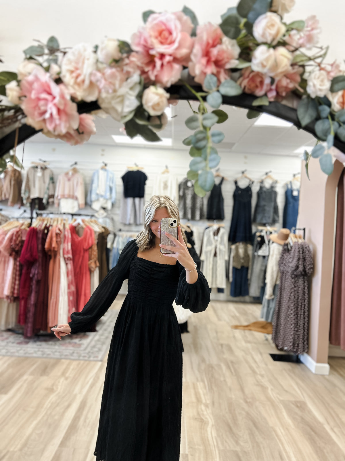 Desert Veil Ebony Maxi