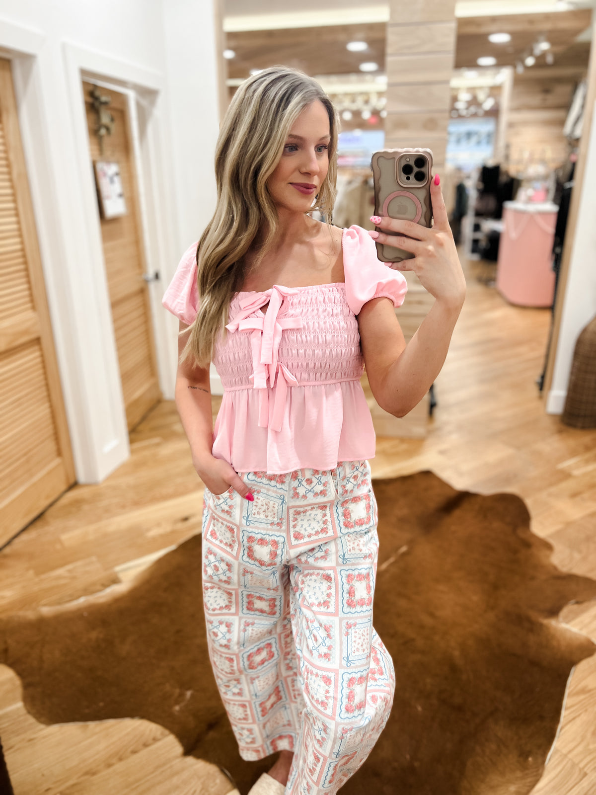 The Pink Drop Blouse