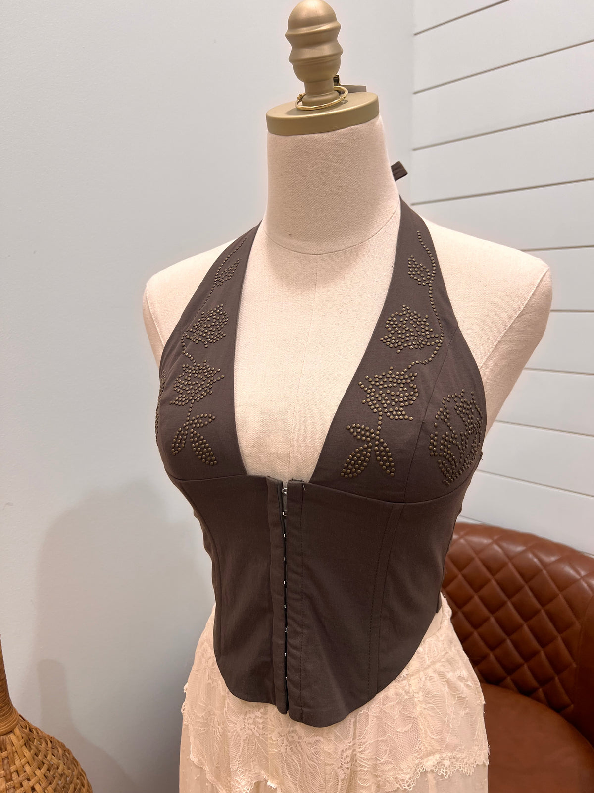 Desert Rose Studded Halter
