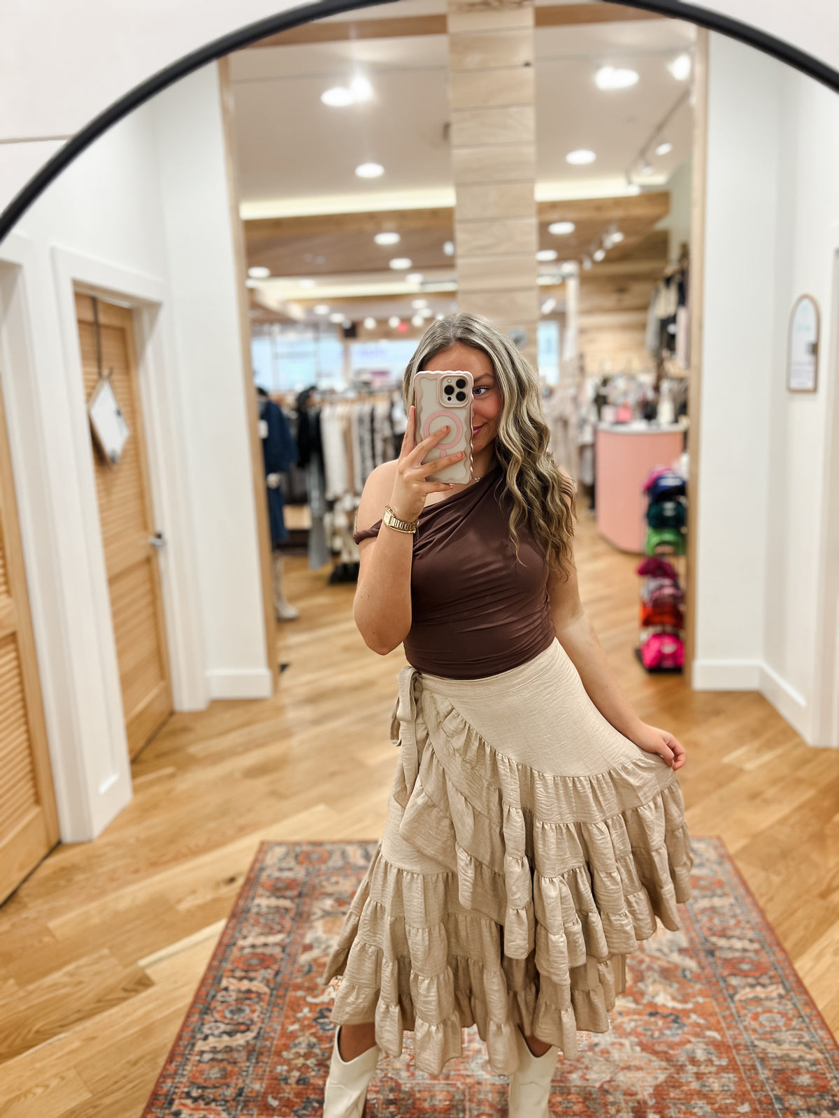 Let’s Go Brown Top