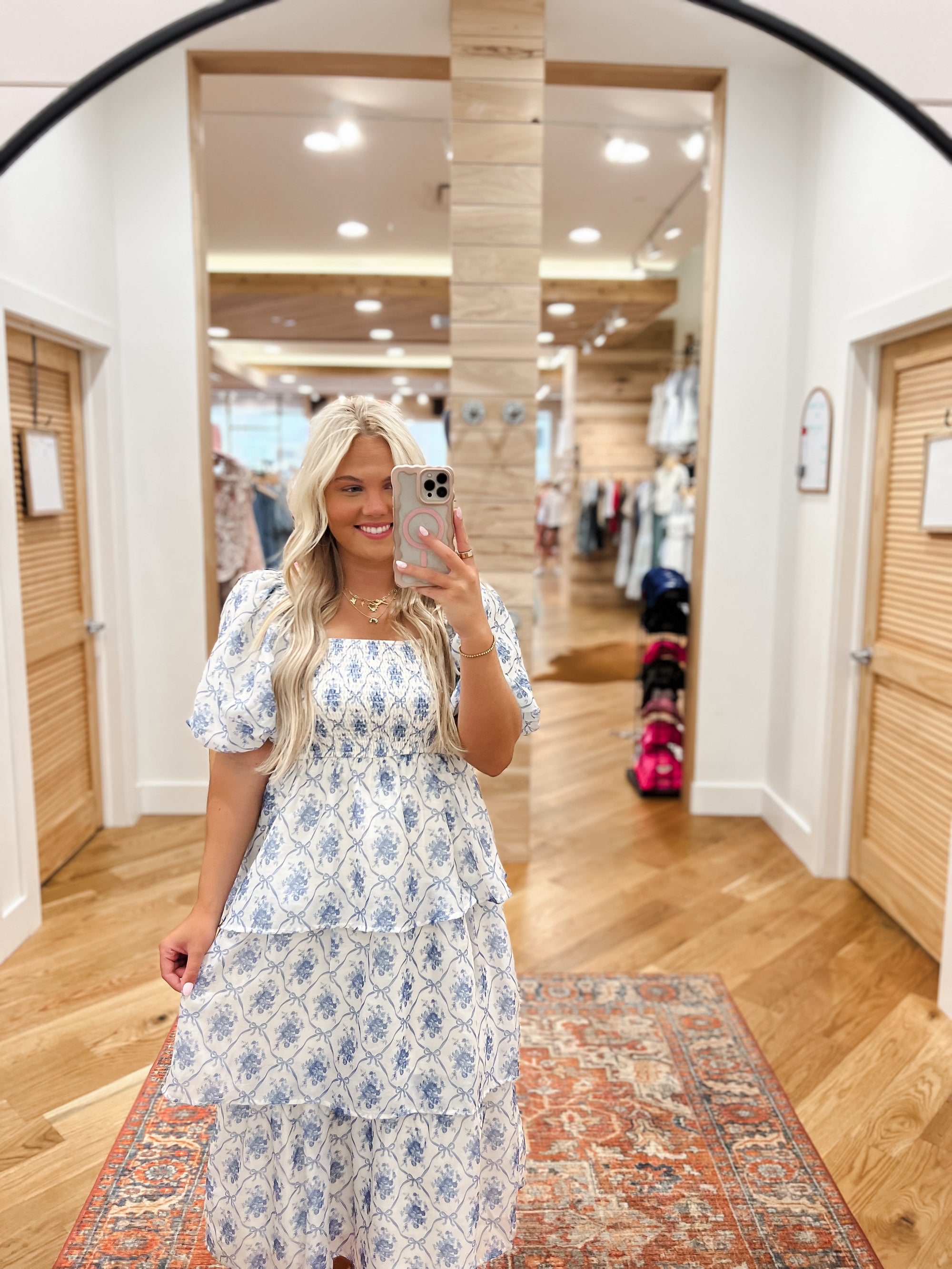 Cleo In Blue Maxi Dress