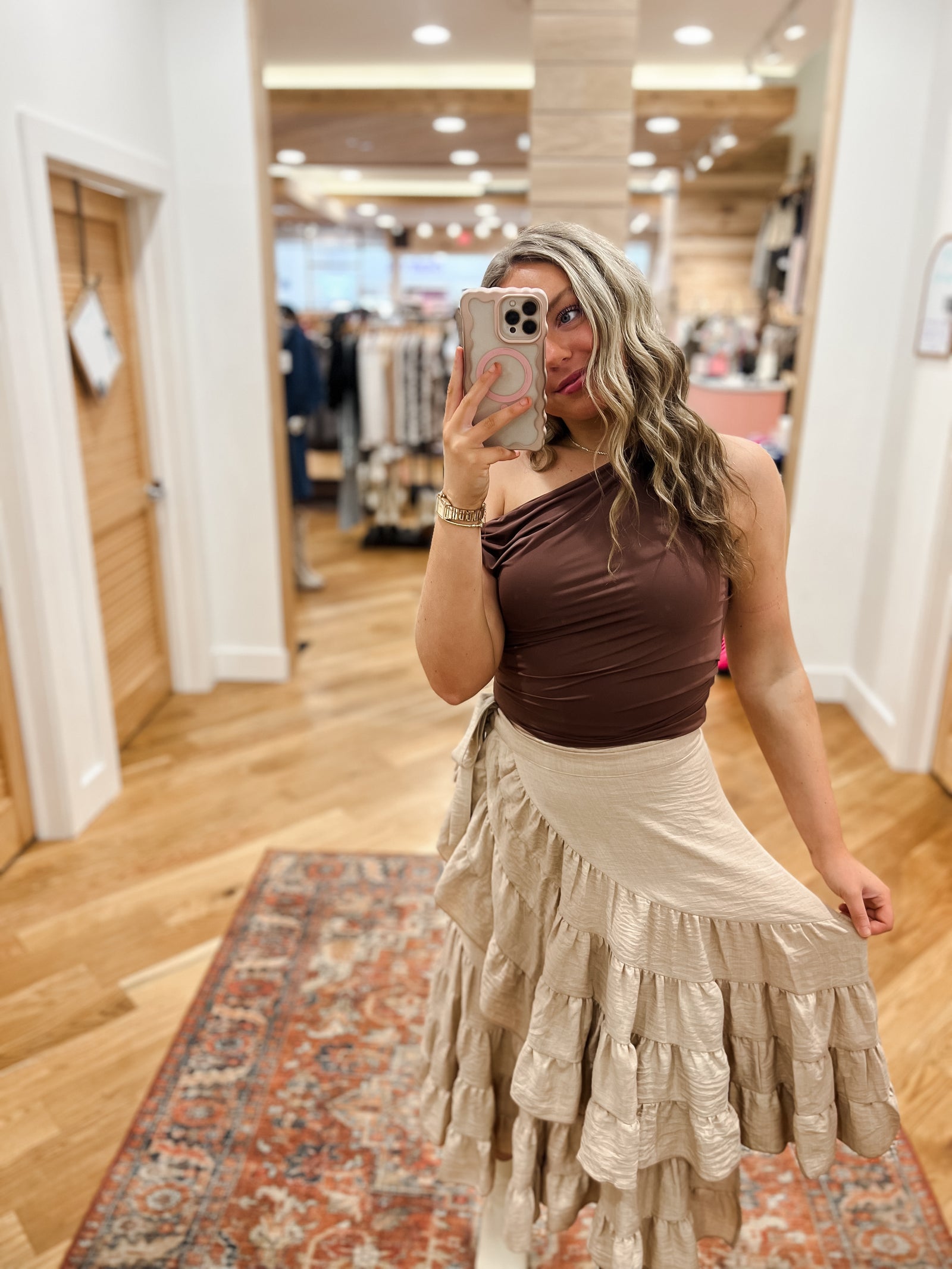 Let’s Go Brown Top