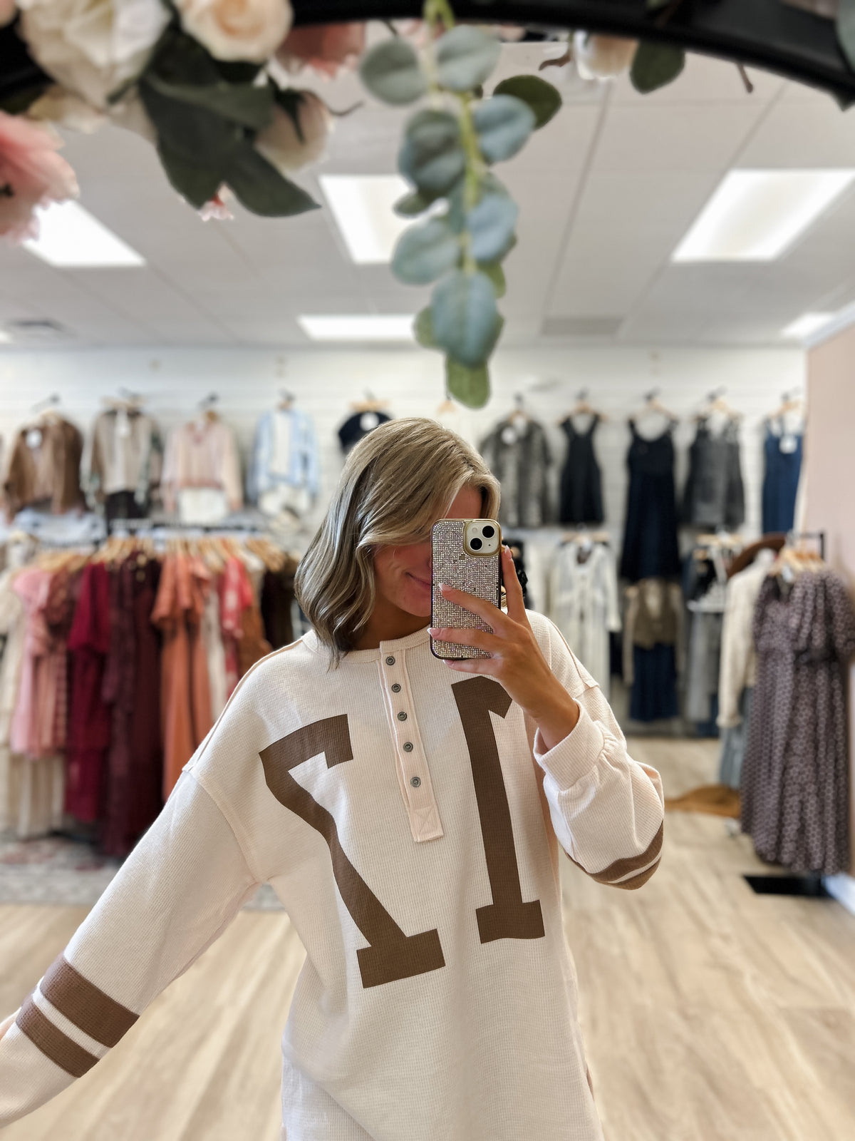 Seventeen Dreams Waffle Knit Top