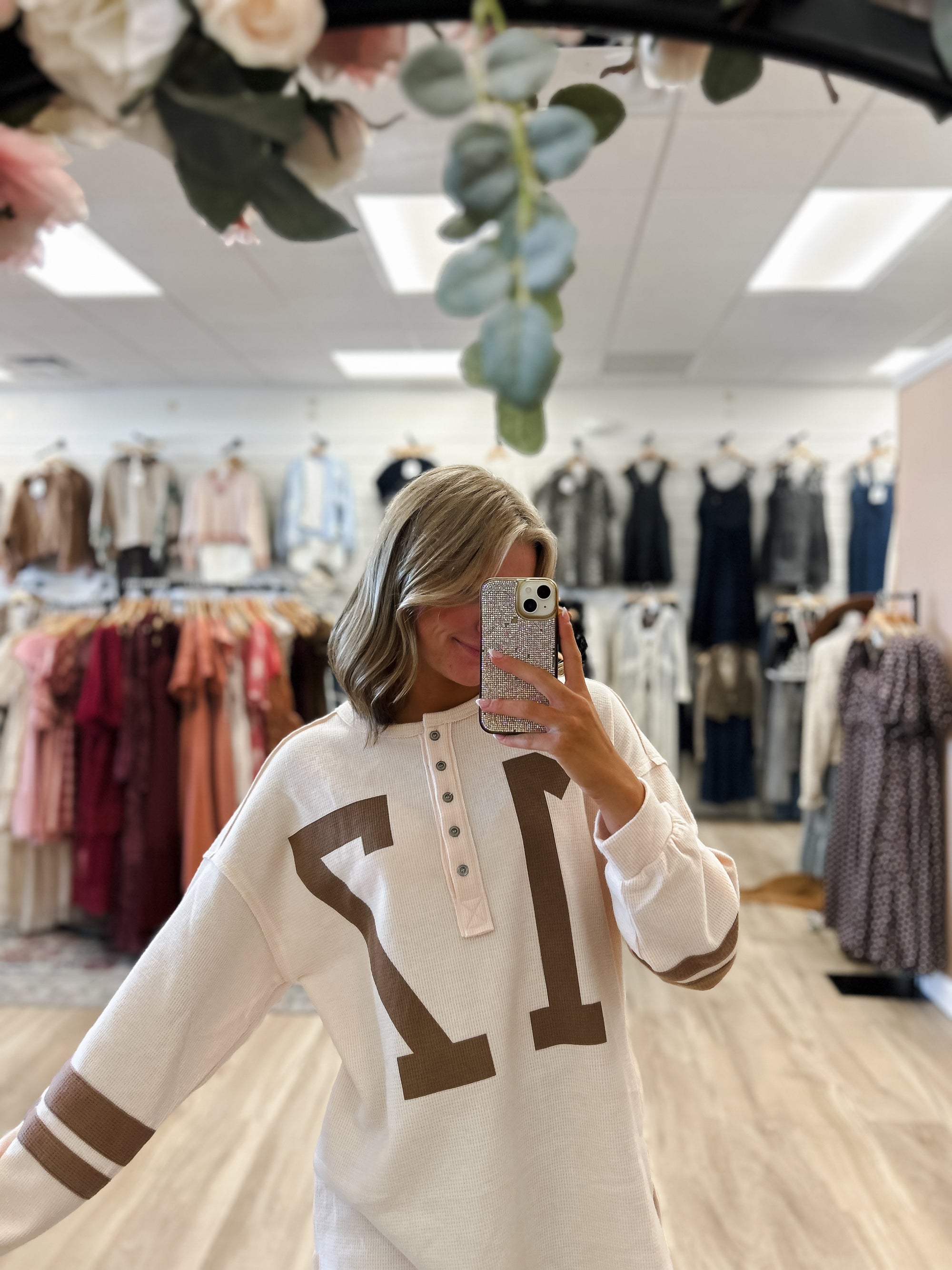 Seventeen Dreams Waffle Knit Top