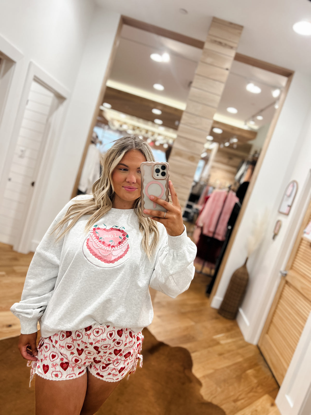 The Pearl Cake Love Pullover