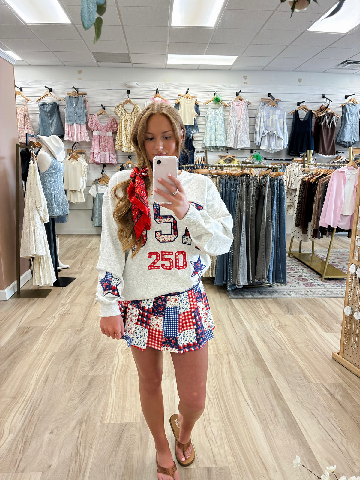 Red, White &amp; Bloom Crew