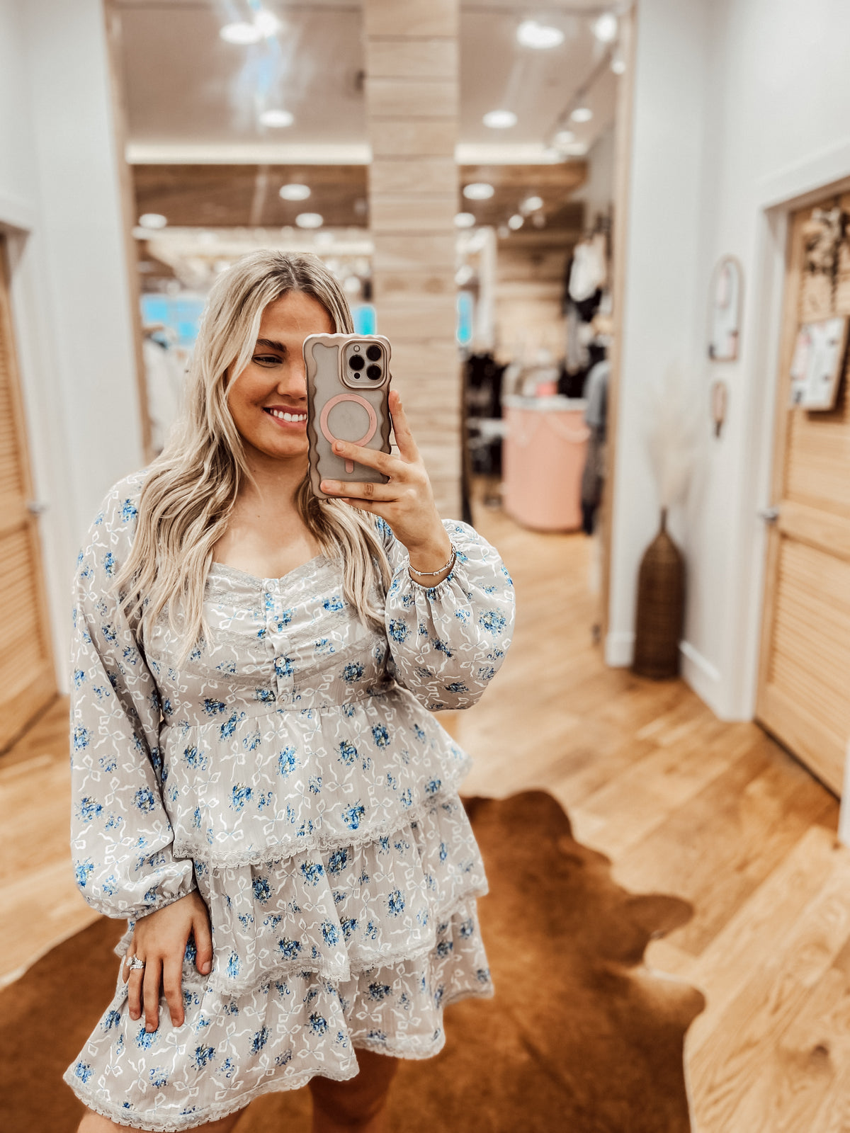 Iris Bow Midi Dress
