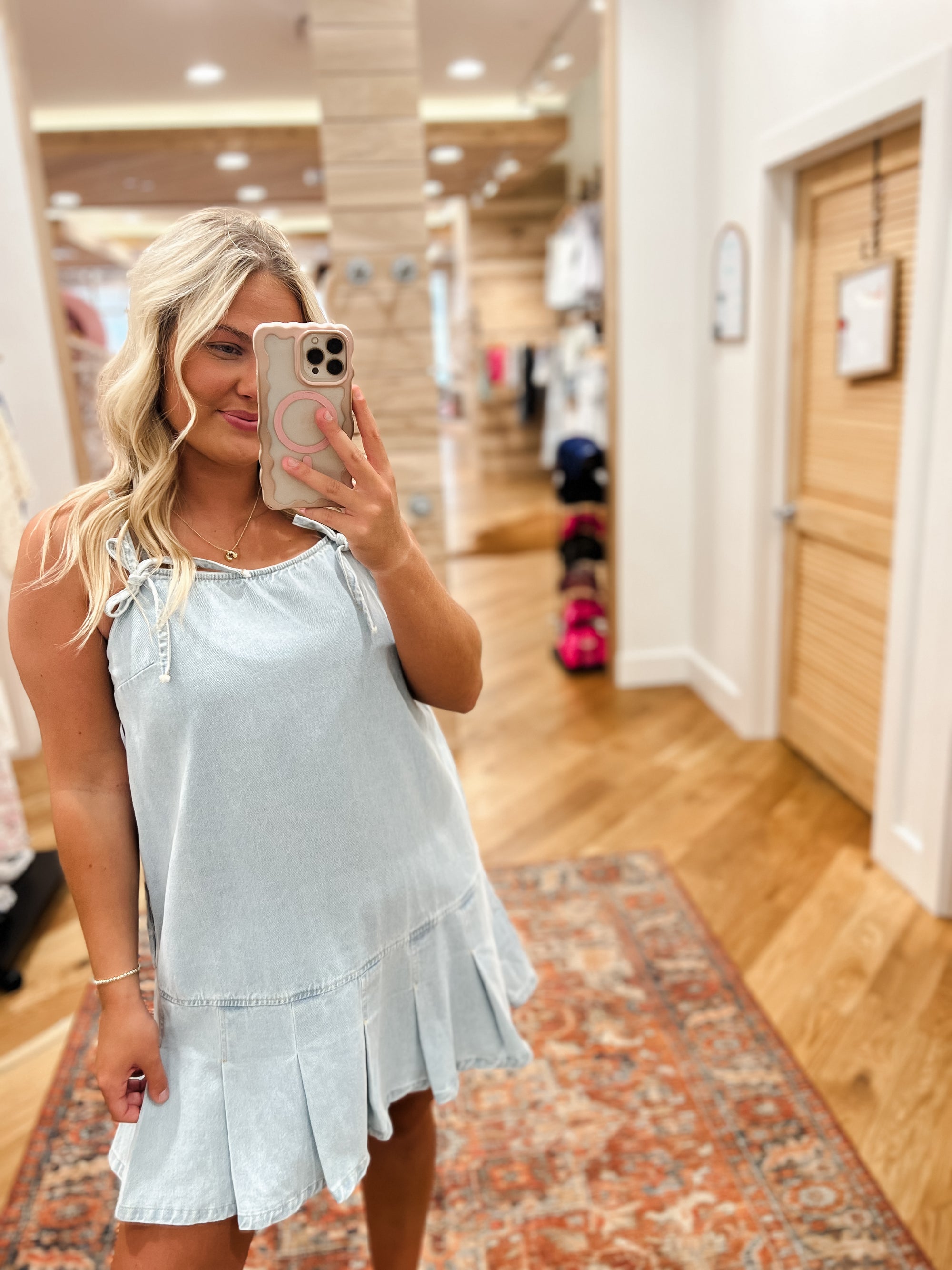 Pleat Me Pretty Mini Dress