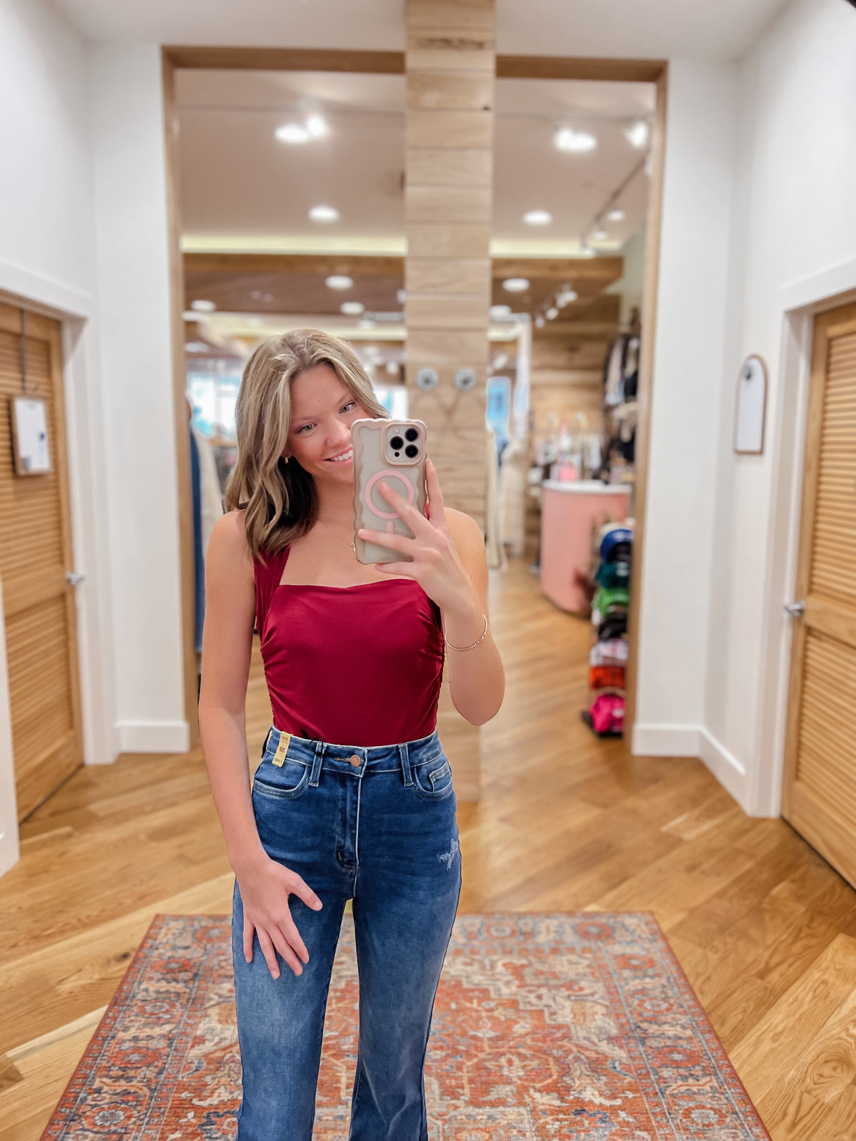 Scarlet Red Bodysuit