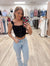 Tied with Love Black Top