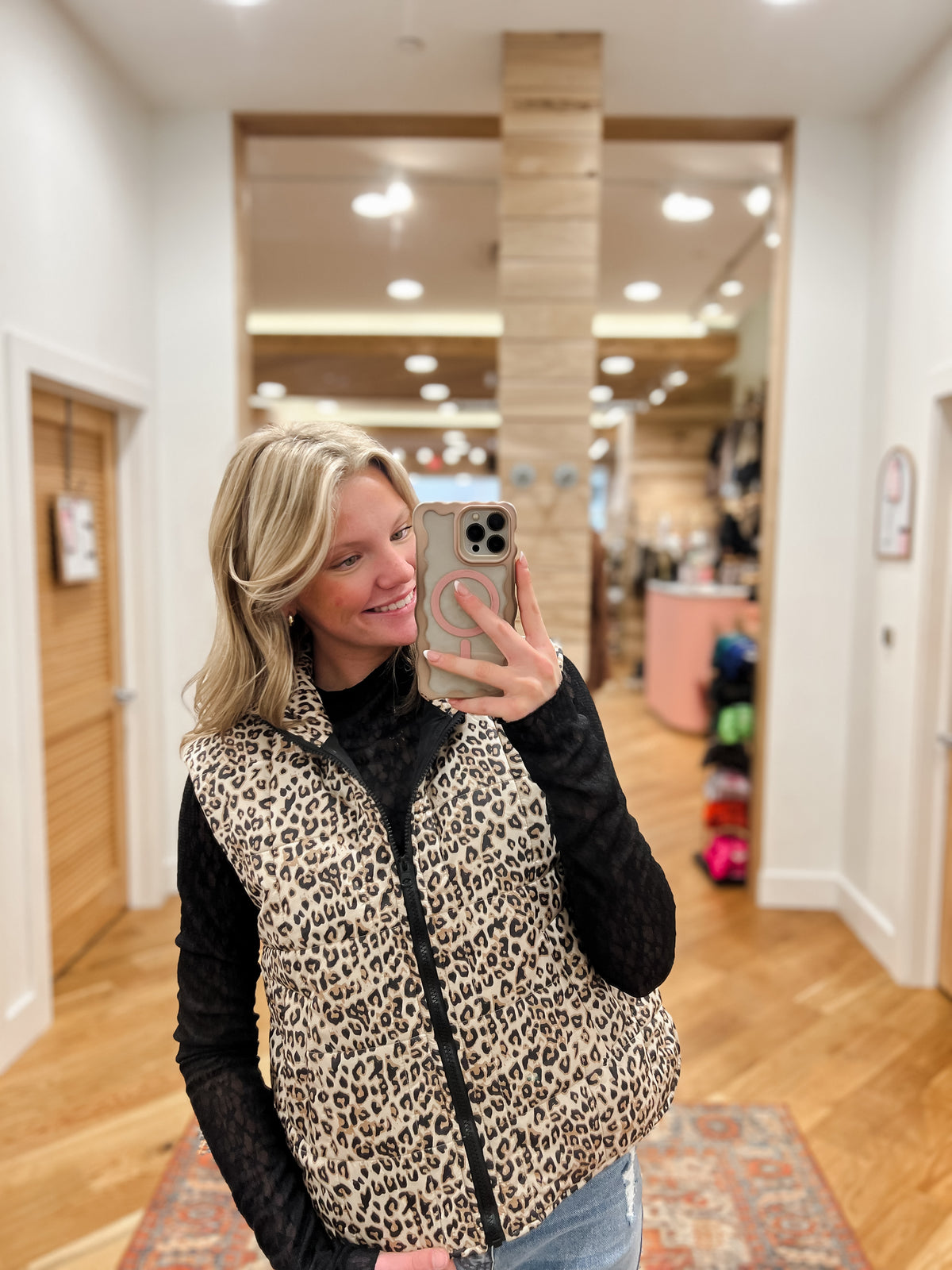 Stay Spotted Puffer Vest