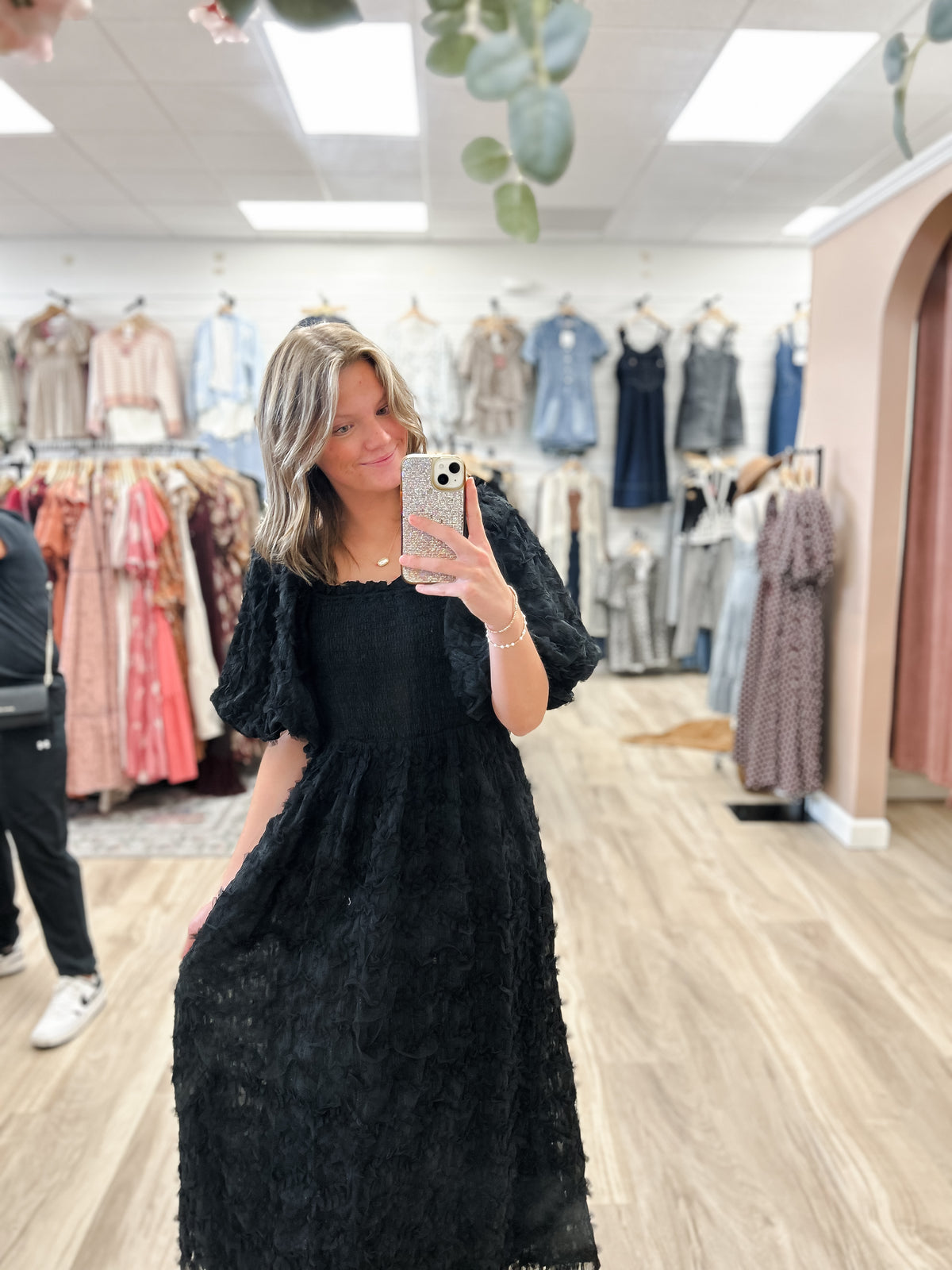 Midnight Ruffle Dream Dress