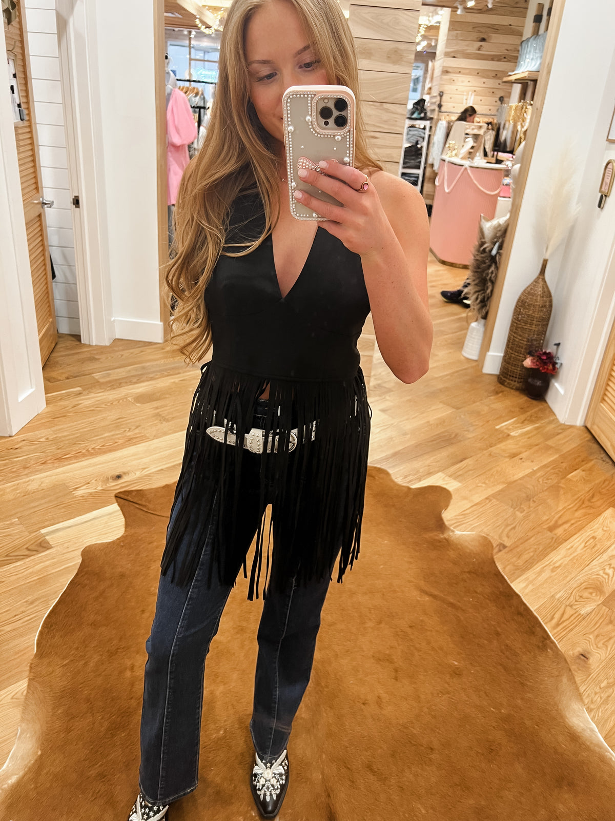 Ella Outlaw Fringe Top