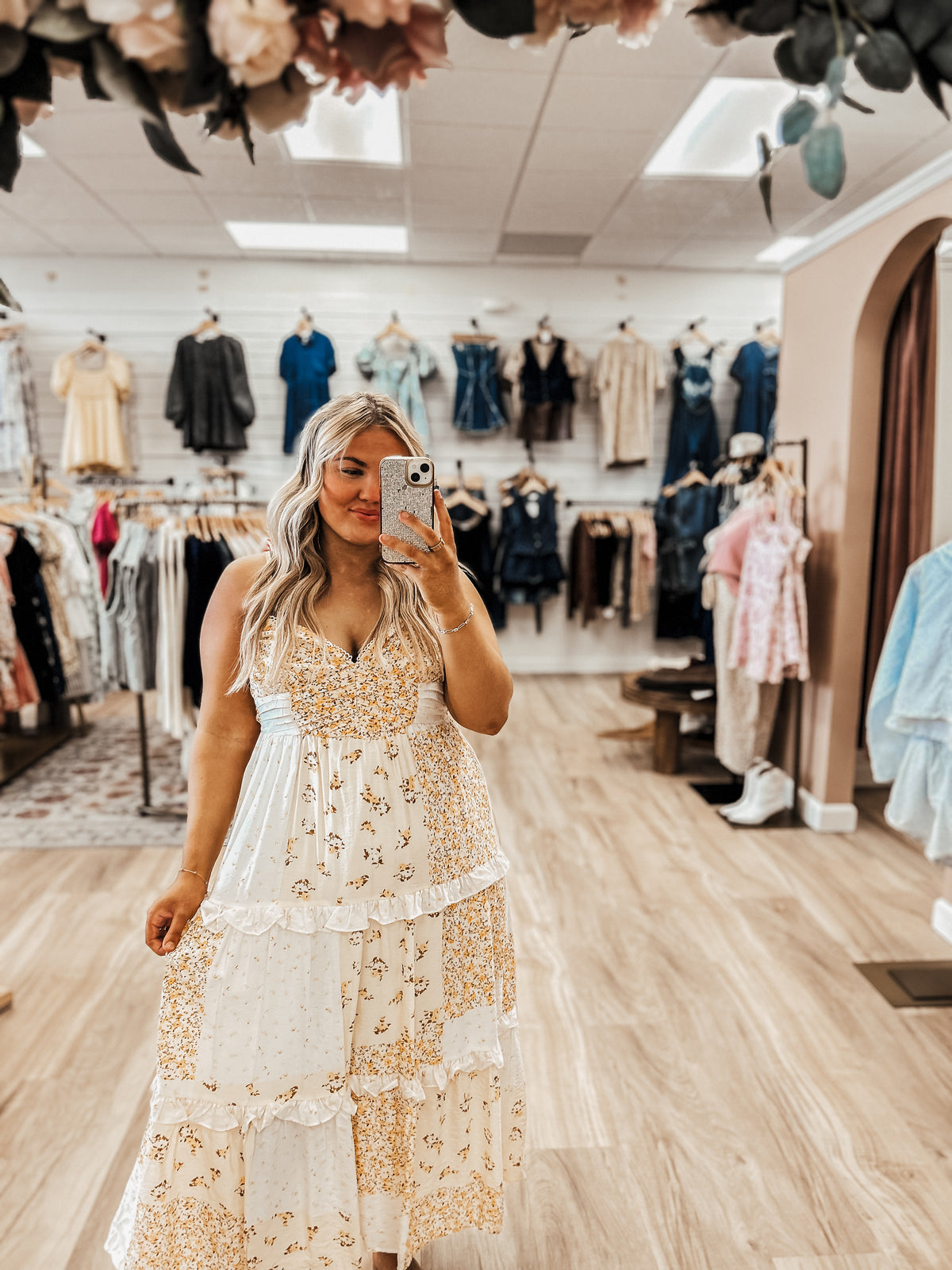 The Juliet Yellow Garden Dress